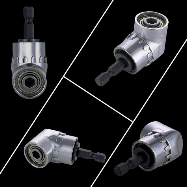 105 Degree Angle Screwdriver Set Socket Holder Adapter Adjustable Bits Drill Bit Angle Screw Driver Tool 1/4inch Hex Bit Socket - Image 2