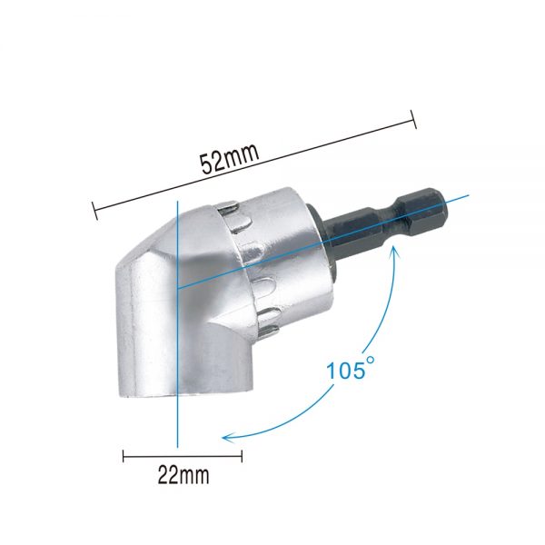 105 Degree Angle Screwdriver Set Socket Holder Adapter Adjustable Bits Drill Bit Angle Screw Driver Tool 1/4inch Hex Bit Socket - Image 3