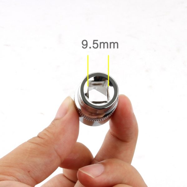 14Pcs 3/8" Drive Socke Set 6 7 8 9 10 11 12 13 14 15 16 17 18 19mm Socket Wrench Set 6 Point Socket Bit Adapter Car Repair Tools - Image 3