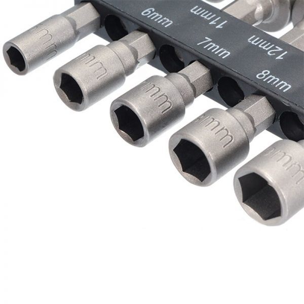 14pcs Hexagon Handle Socket Wrench Screwdriver Set Bit Set For Electric Screwdriver Hand Tools No Magnetic Power Driver Adapter - Image 5