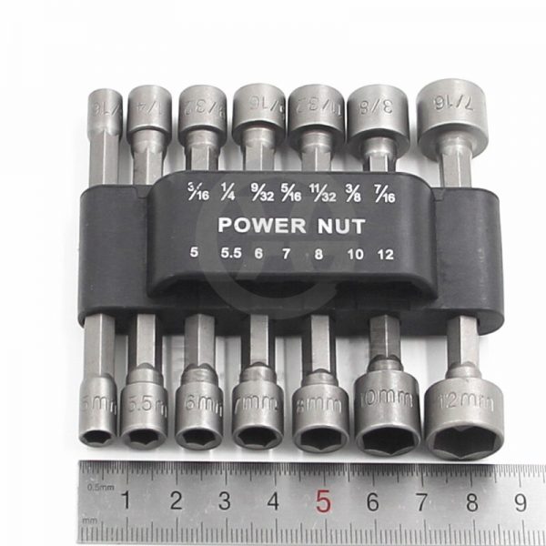 14pcs Hexagon Handle Socket Wrench Screwdriver Set Bit Set For Electric Screwdriver Hand Tools No Magnetic Power Driver Adapter - Image 6