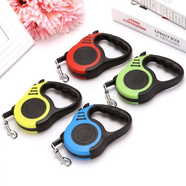 3m 5m Durable Dog Leash Automatic Retractable Nylon Cat Lead Extension Puppy Walking Running Lead Roulette For Dogs - Image 2