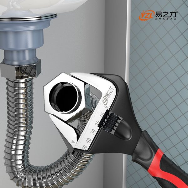 Adjustable Wrench Stainless Steel Universal Spanner Mini Nut Key Hand Tools - Image 5
