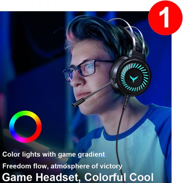 Gamer Headset Gaming Headphones with Microphone For Computer For PC Xbox PS4 Stereo Hifi Stereo Sound - Image 4