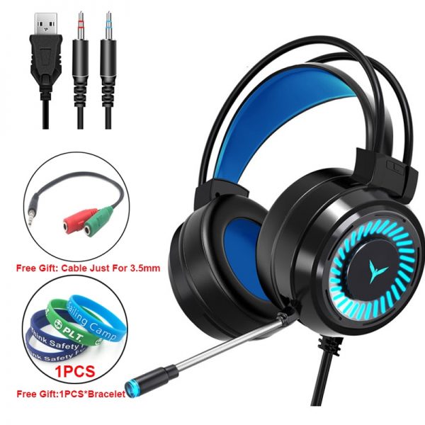 Gamer Headset Gaming Headphones with Microphone For Computer For PC Xbox PS4 Stereo Hifi Stereo Sound - Image 5