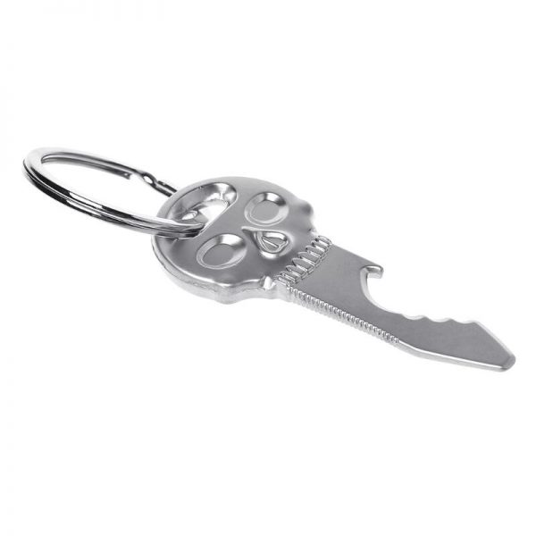 Halloween Creative Beer Bottle Openers Alloy Skull Shape Key Ring Chain Pendant Kitchen Bar Mini Kitchen Tool Accessory - Image 2