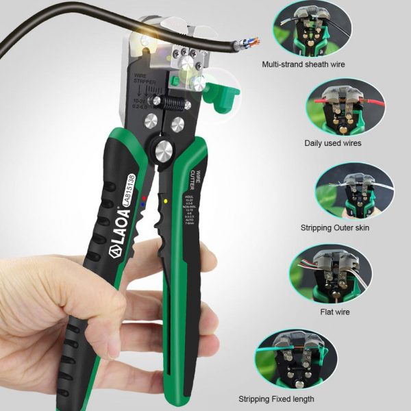 Automatic Wire Stripper Tools Wire Cutter Pliers Electrical Cable stripping Tools For Electrician Crimpping - Image 3
