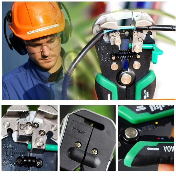Automatic Wire Stripper Tools Wire Cutter Pliers Electrical Cable stripping Tools For Electrician Crimpping - Image 5