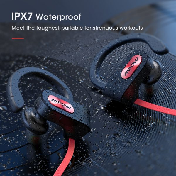 Mpow Flame 088A Bluetooth Headphone IPX7 Waterproof Sport Running Wireless Headset Sports Earphones Earbuds With Mic For Phone - Image 3