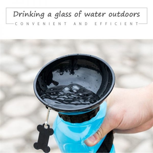Pet Dog Drinking Water Bottle Outdoor Sports Squeeze Type Puppy Feed Bowl Drinking Water Jug Cup Portable Dispenser Pet Product - Image 2