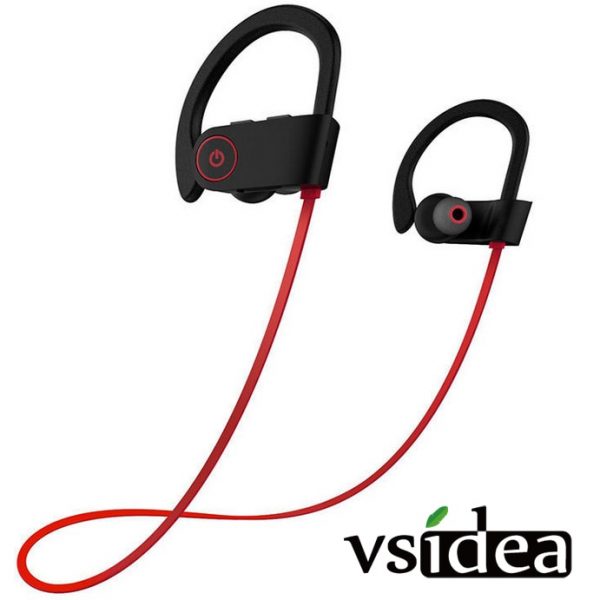 Sports Bluetooth Headphones IPX7 Waterproof Wireless Earphones w/Mic HD Stereo in-Ear Earbuds - Image 2