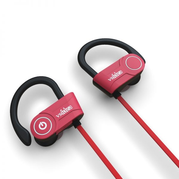 Sports Bluetooth Headphones IPX7 Waterproof Wireless Earphones w/Mic HD Stereo in-Ear Earbuds - Image 5