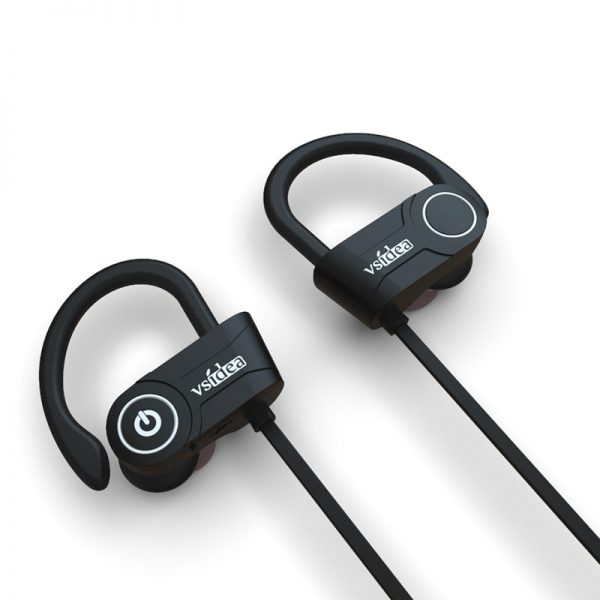 Sports Bluetooth Headphones IPX7 Waterproof Wireless Earphones w/Mic HD Stereo in-Ear Earbuds - Image 6