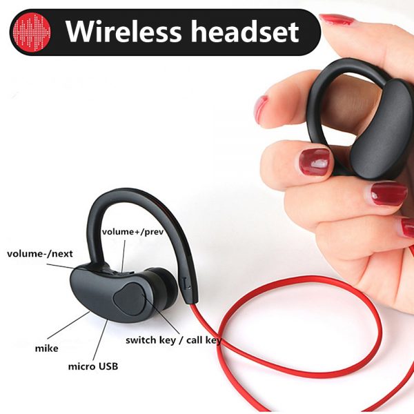 Sports Bluetooth-compatible Earphone Wireless Headphones Stereo Headset K98 K100 Wireless Earbuds HiFI Bass Hands-Free With Mic - Image 4