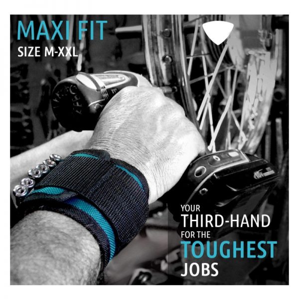 Strong Magnetic Wristband Wrist Waist Bracelet Belt Electrician Carpenter Screw Nail Car Repair Tool Holder Organizer Toolkit - Image 2