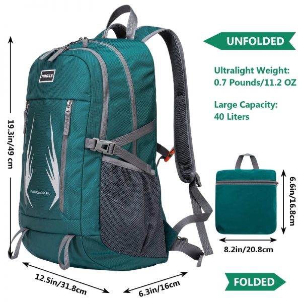 Tomule Waterproof Climbing Backpack Men Camping Hiking Backpack Breathable Travel Outdoor Sports Bag 40L Climbing Cycling bags - Image 4