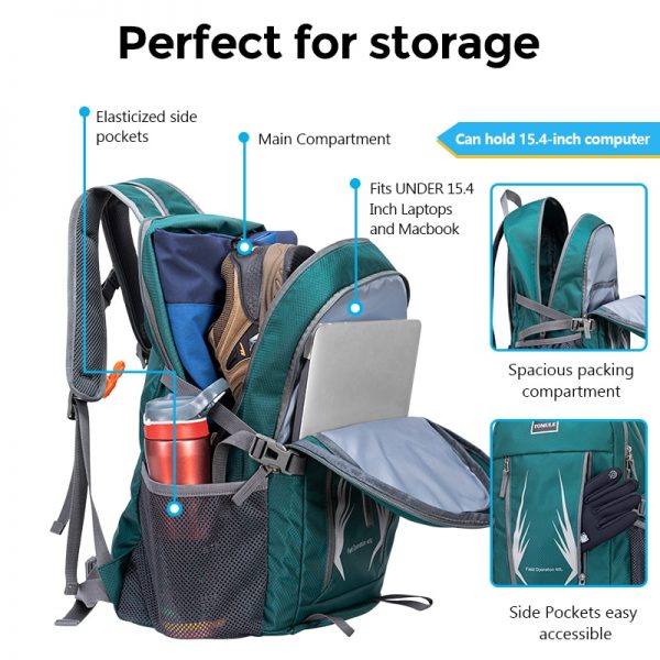 Tomule Waterproof Climbing Backpack Men Camping Hiking Backpack Breathable Travel Outdoor Sports Bag 40L Climbing Cycling bags - Image 5