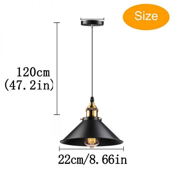 Vintage Pendant Light Loft Retro Chandelier Pendant Lamp E27 Base Industrial Hanging light Edison Home Lighting for Living Room - Image 4