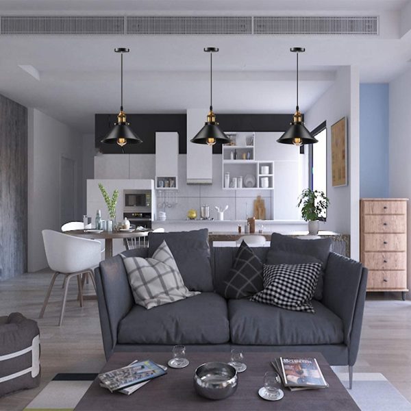 Vintage Pendant Light Loft Retro Chandelier Pendant Lamp E27 Base Industrial Hanging light Edison Home Lighting for Living Room - Image 5