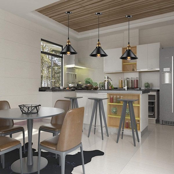 Vintage Pendant Light Loft Retro Chandelier Pendant Lamp E27 Base Industrial Hanging light Edison Home Lighting for Living Room - Image 6