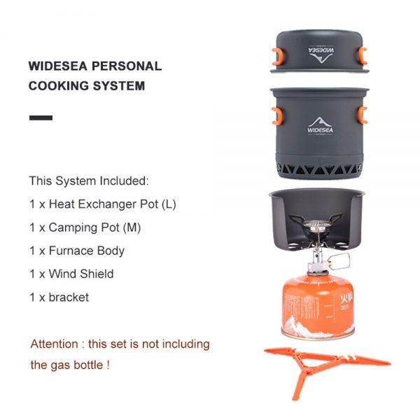 hiking cooking set