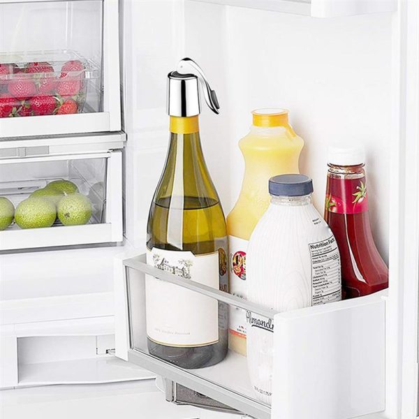Wine Bottle Stopper Stainless Steel Reusable Leakproof Silicone Beverage Bottle Sealer Wine Fresh Saver Kitchen Bar Tools 2021 - Image 4