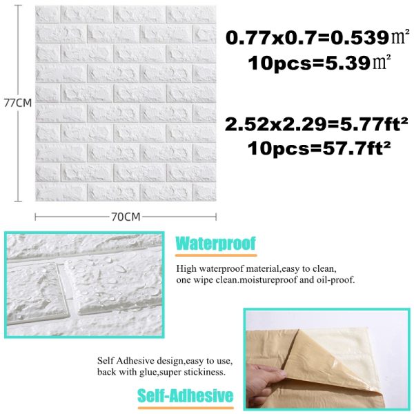 Wall Sticker Bricks - Image 4