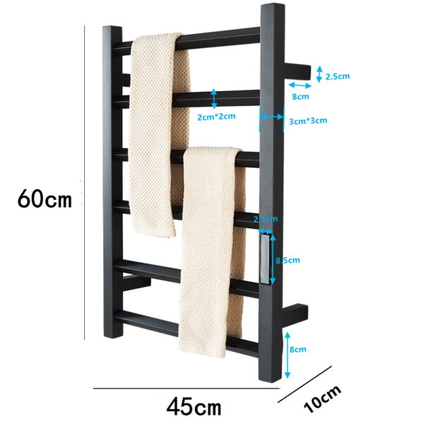 Electric towel rack Stainless steel - Image 6