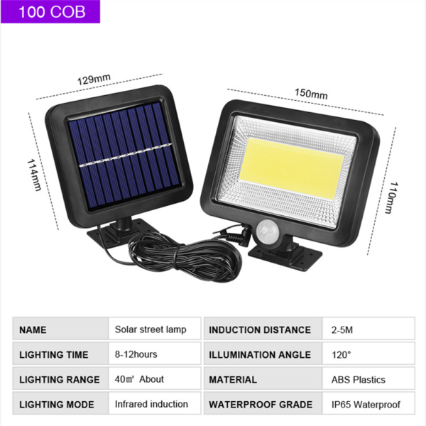 LED Solar Powered Light Outdoors - Image 2