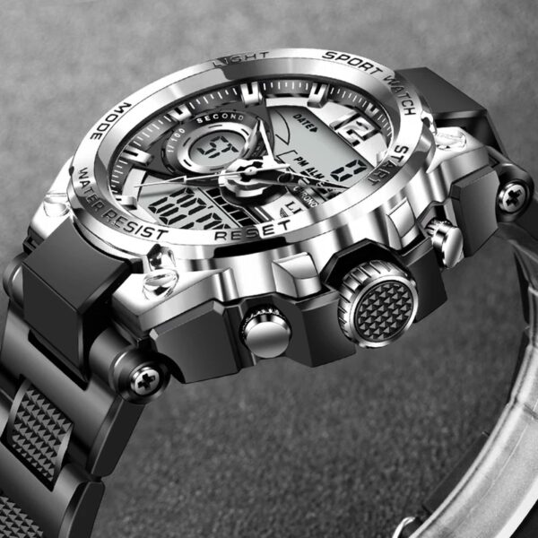 LIGE Digital Men Military Watch - Image 3