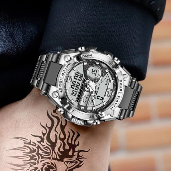 LIGE Digital Men Military Watch - Image 5