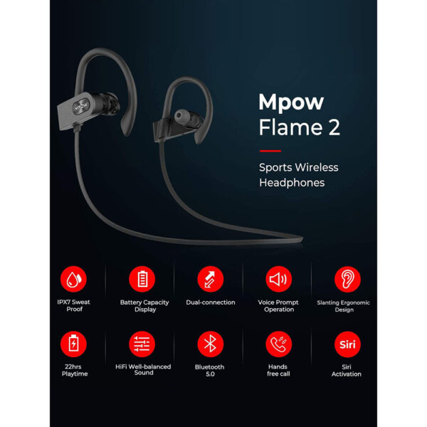 Bluetooth Earphones IPX7 - Image 6