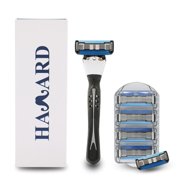 USA Original 5 +1 blade replaceable cartridge shaving razor for men razor/1handle + 1cartridge inner gift box - Image 6