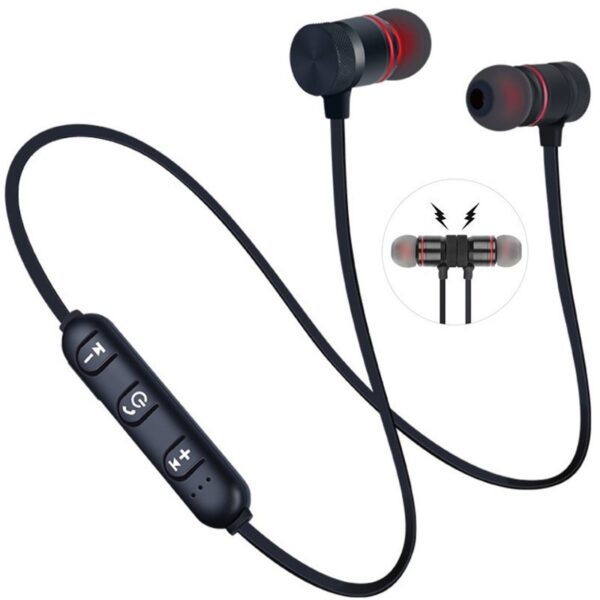 XT6 Magnetic V4.2 Earphone Sport Running Wireless Neckband Headset Headphone with Mic Stereo Music For Huawei Xiaomi - Image 5