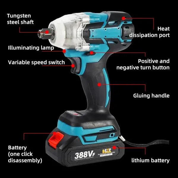 Cordless Electric Impact Wrench