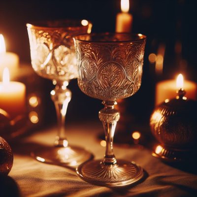  Vintage Champagne Glasses