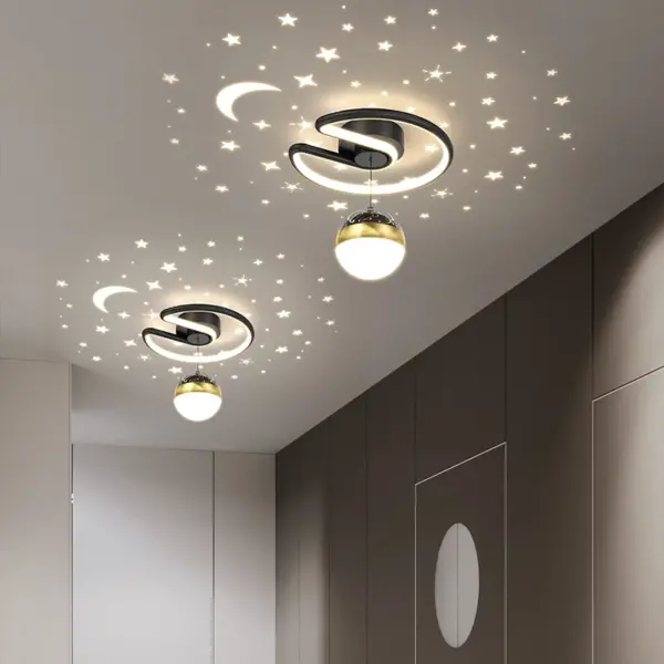 LED Ceiling Light Moon