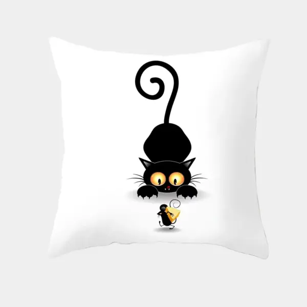 Cute Cartoon Cat Cushion Covers - Image 3