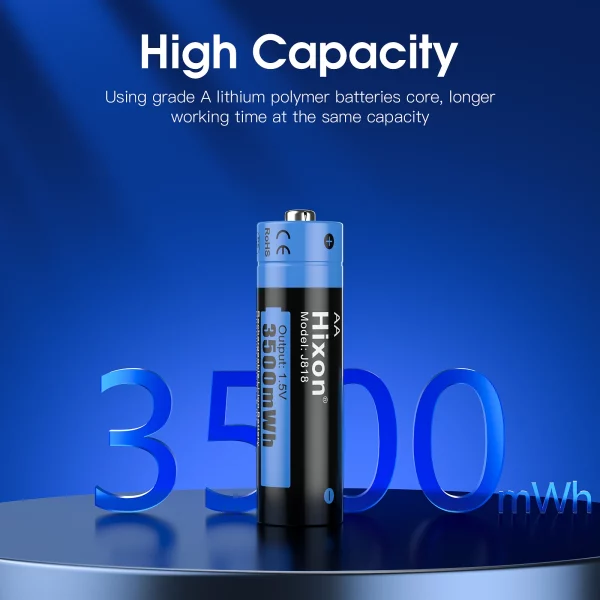 Rechargeable AA batteries 1.5v Lithium - Hi capacity. Bulk price - Image 4