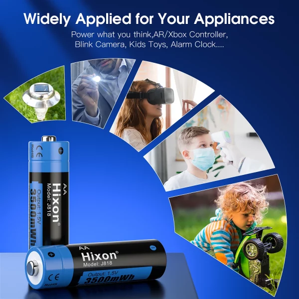 Rechargeable AA batteries 1.5v Lithium - Hi capacity. Bulk price - Image 5