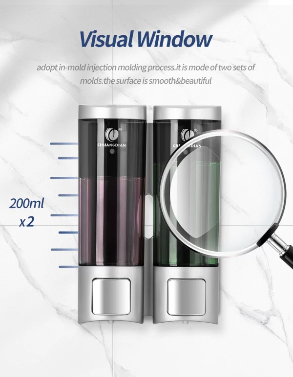 Shampoo wall dispenser for shower - Image 4