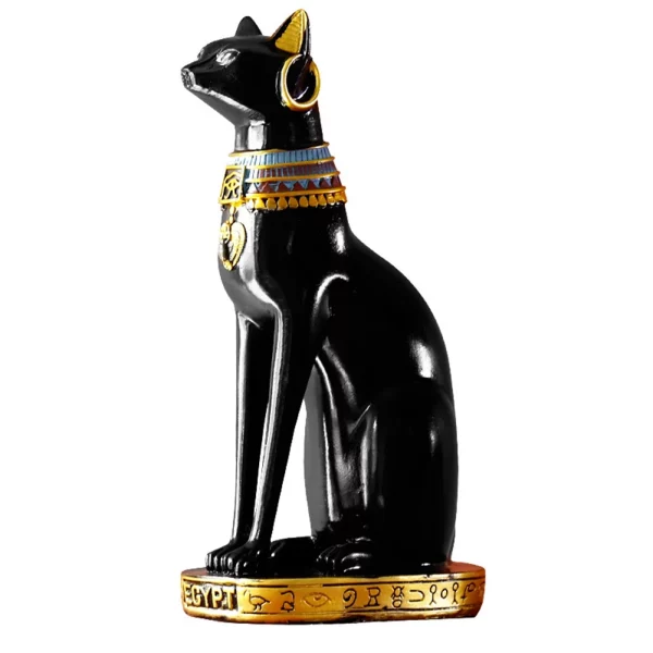 Creative desk statue of Egyptian cat - Image 2