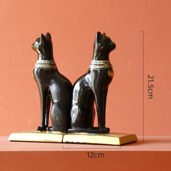 Creative desk statue of Egyptian cat - Image 4
