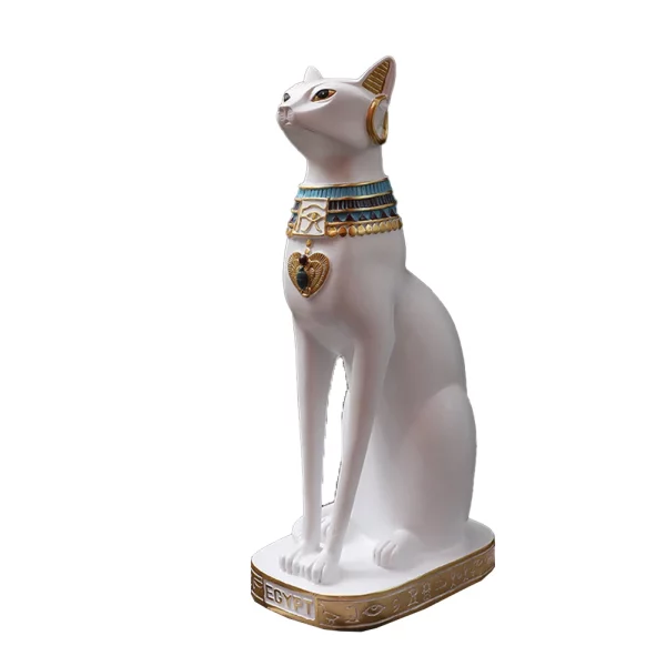 Creative desk statue of Egyptian cat - Image 6