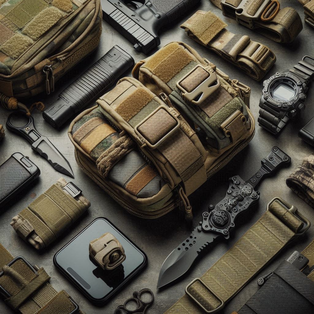 Тактическая MOLLE-сумка на пояс для EDC