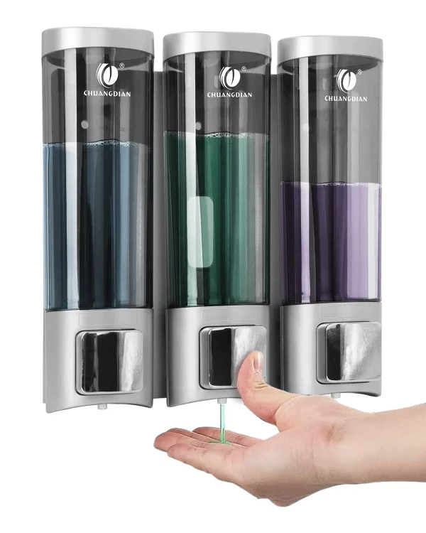 Shampoo wall dispenser for shower