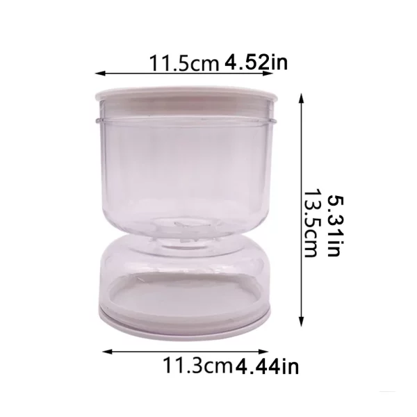 Hourglass Tank Container - Separator Jar. Pickle Olives Cucumber - Image 6