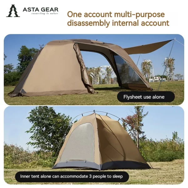 Foldable Lightweight Family Camping Tent - Image 5