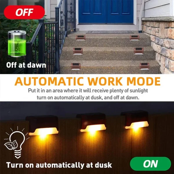 Waterproof Solar LED Step Light for Patio - Image 3