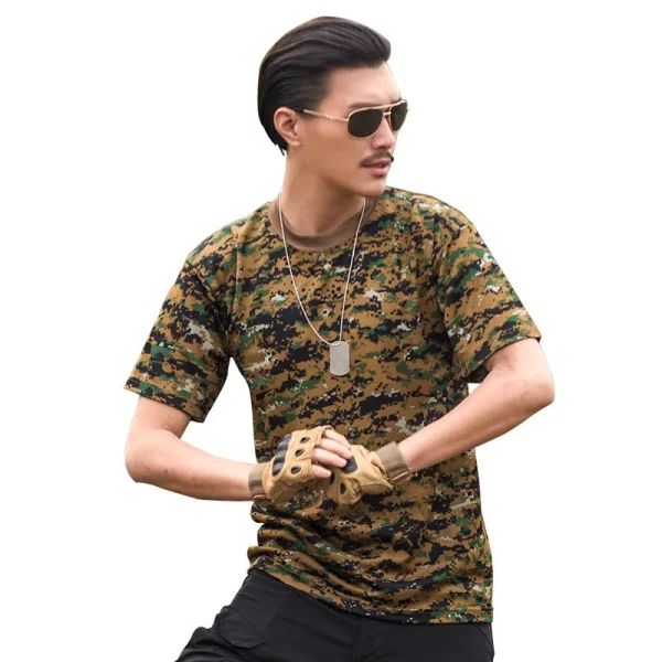 Men's Camo Tactical Quick-Dry Hunting Shirt - Image 6